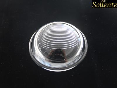 China 115 Degree Clear LED Glass Lens For High Power Tennis Court Area Lighting for sale