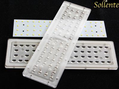 China Soldering LED Street Light Module With Wide Angle Polarized Lens 155x80 Degree for sale