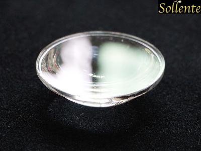 China 67mm Dia Clear Plano Convex LED Glass Lens For LED Spot Light for sale