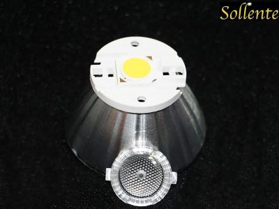 China Poly Carbonate LED Reflector Cup , COB LED Reflector  For Led Track Lighting for sale