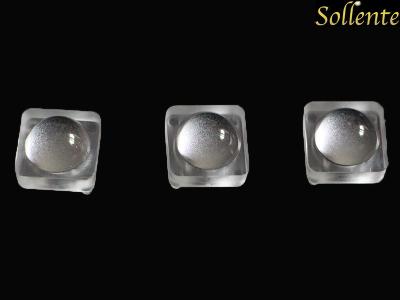 China 10Mm 80 Degree LED Optics Lenses , 3 Watts Led Light Components Parts SMD 5050 for sale