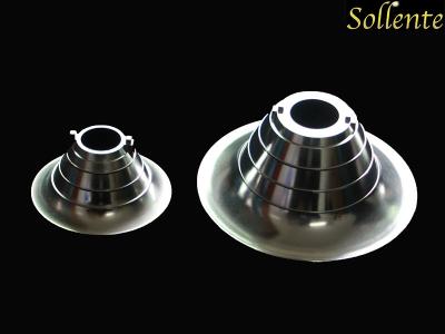 China Vacuum Plating 110mm 45 Degree LED Reflector Cup For COB Light for sale