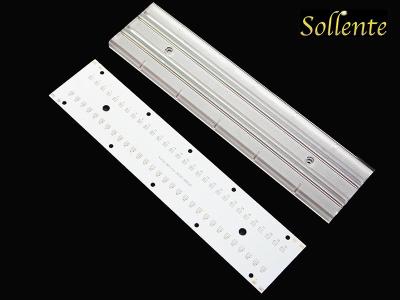 China 60 Led Linear Lens SMD 3030 With Double Beam Angle 30x90 Degree for sale