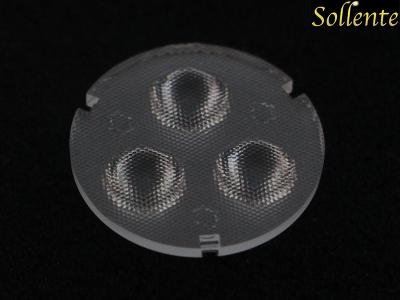 China Round 3 In 1 Optics Led Light Lens 20 Degree For High Power Cree XTE LED for sale