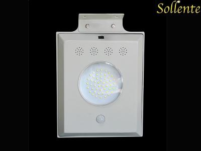 China 5W 550lm All In One Solar LED Street Light With Inbuilt Battery / PIR Sensor for sale
