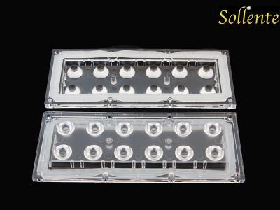 China 30 Degree SMD3535 Street Light Lens Array For Outdoor Light Modules for sale