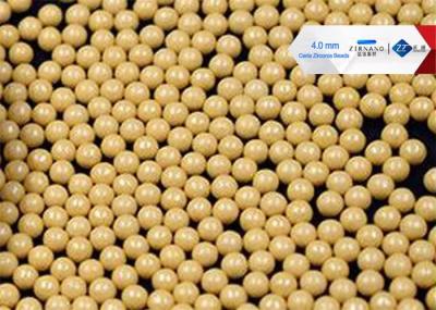 China 80 Cerium Stabilized Ceramic Grinding Media Balls , High Shear Sand Mill Grinding Media  for sale