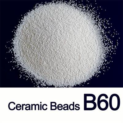 China B60 Ceramic Blasting Abrasive Media 0.300mm For Aluminium Plate for sale