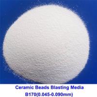China B120 B150 B170 B205 B400 Ceramic Blasting Media Zirconium Oxide Beads For 3C Products for sale