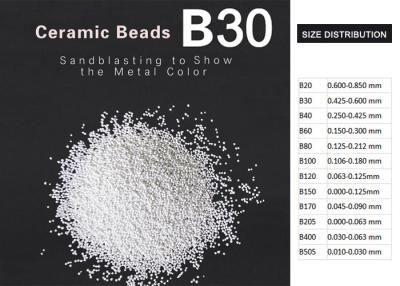 China Spherical Zirconia Based Ceramic Beads Blasting Media For Alu Castings Blast Cleaning for sale