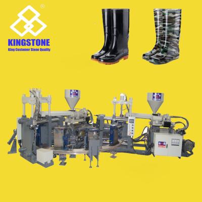 China Recyclable PVC Gumboots/ Boot Making Machine 12 Station With Automatic Opener for sale