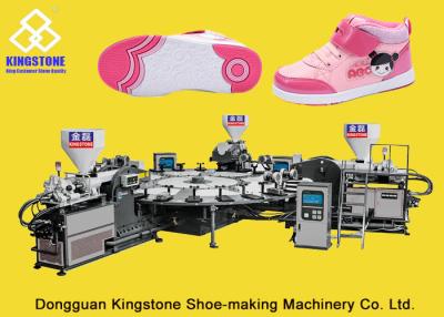 China Kids Sports Shoe Sole Injection Molding Machine , TPR Sole Moulding Machine  for sale