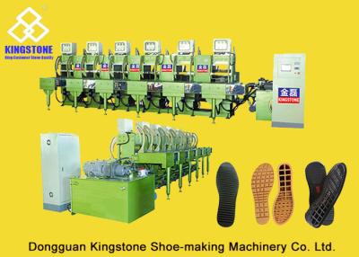 China Semi Automatic One Color Rubber Sole Making Machine For High Grade Leather Shoes for sale