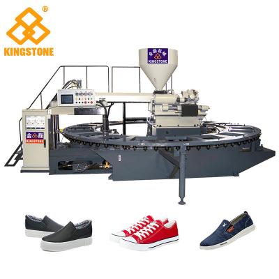 China El sistema servo PVC de 20 estaciones calza la fabricación de la máquina para los zapatos de Lasure de los zapatos del deporte en venta