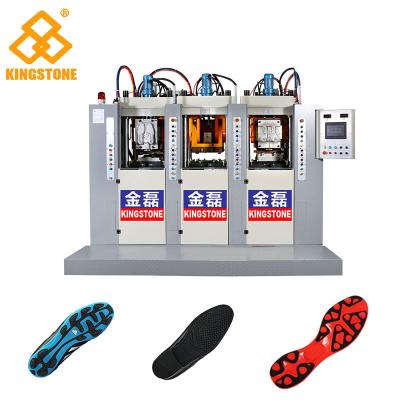 China Única máquina de fabricación estática de TPR 70-100 pares por la hora para producción del zapato del fútbol la única en venta