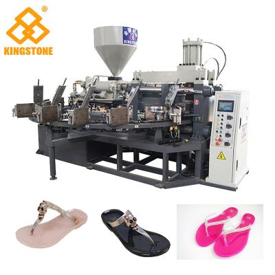 China 110-150 sandalia de los pares/hora que hace máquina la cadena de producción completa para el deslizador del PVC en venta