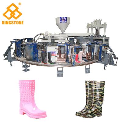 China 1/2 Color Fully Automatic PVC Farmer Boots Injection Moulding Machine Boot Making Machine for sale