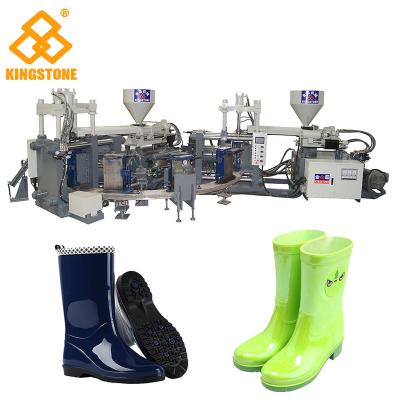 China Zapatos automáticos de la lluvia que hacen la cadena de producción de máquina, máquina rotatoria del moldeo a presión en venta