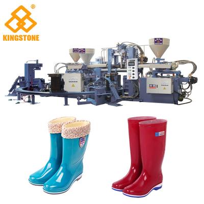 中国 機械、雨靴の生産のための注入の成形機を作る自動プラスチック長いブーツ 販売のため