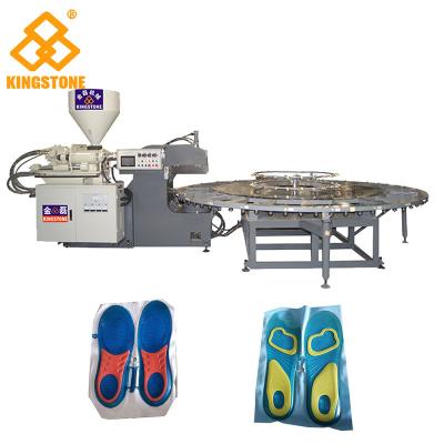 China Rotary SEBS Sports Shoe-pad/midsole Injection Moulding Machine 1 worker Need Only for sale