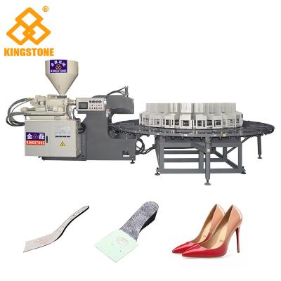 China Direct Roterende Injectie het Vormen Machine voor Hoge Hiel/Midsole/pp-Binnenzool Te koop