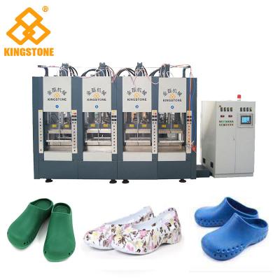 China Full Automatic EVA Foam Antistatic Surgical Shoes Injection Molding Machine Vertical Type for sale