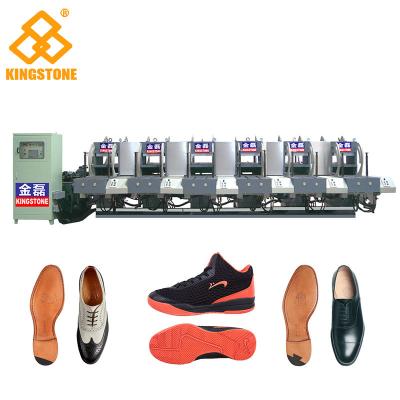 China Energy Saving Static Rubber Sole Making Machine Mono Color 5.3*3.5*2.6m for sale