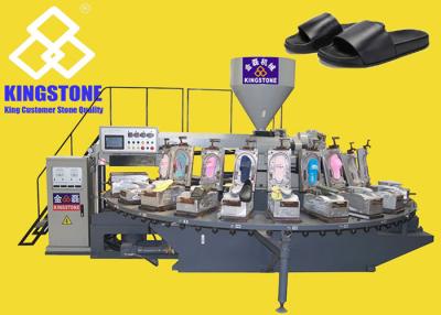 China Plastic Slipper Making Machine Air Blow System Rotary Type Machine for sale