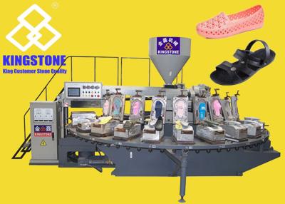 China Rotary Table 24 Station Air Blow Plastic Slipper Chappal Machine for sale
