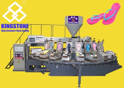 China 24 Station Air Blow PVC Flip Flop Rubber Slipper Making Machine for sale