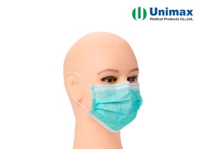 China Hospital Unimax Medical 3ply Disposable Surgical Face Mask for sale