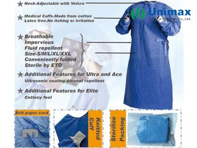China EN13795 Disposable Surgeon Gown for sale