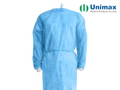 Chine Robes chirurgicales jetables médicales d'Unimax pp SMS à vendre