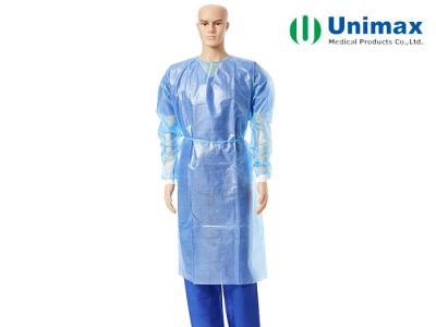 China Vestidos disponibles del aislamiento del nivel 2 de AAMI PB70 para el cuidado personal en venta