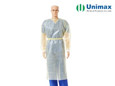 China Vestidos disponibles médicos del aislamiento de Unimax 3XL 40gsm en venta