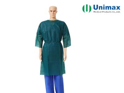 China Short Sleeves ISO13485 PP Disposable Isolation Gowns for sale