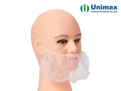 China White 10gsm Latex Free Disposable Beard Cover for sale