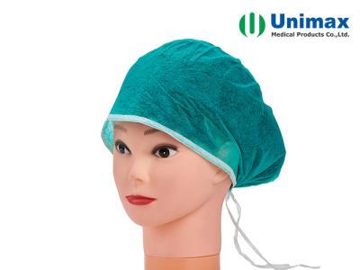 China Spunbond Disposable Non Woven Cap With Ties for sale