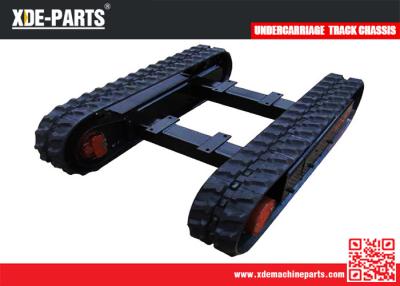 China Undecarriages Rubber Track Crawler Chassis for Small Robot moving system for sale