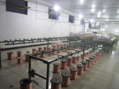 China 24Pcs Tinned Annealed Copper Wire Single Twist Machine With Nitrogen Protection for sale