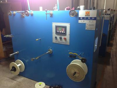 China Sky Blue Double Twist Bunching Machine Automatic Wire Rewinding Machinery for sale