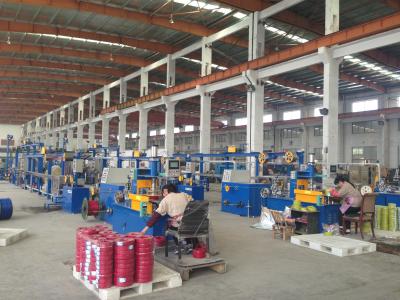 中国 DC は 3 段階のアニーリングのタイプ ポリ塩化ビニールの放出機械ワイヤー BV の建物突き出ます 販売のため