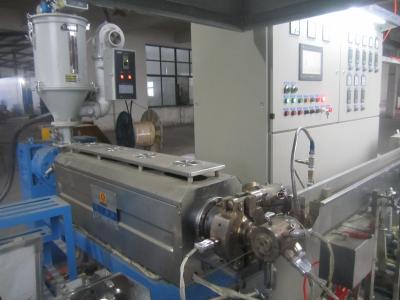 China High Temperature Plastic Extruder Machine Line Horizonal Type 45 mm Screw for sale