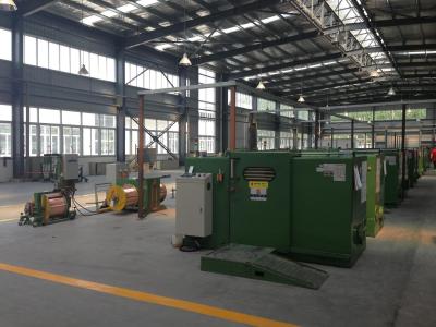 China FUCHUAN High Speed Apple Green Copper Wire Bunching Machine , Cable Machinery for sale