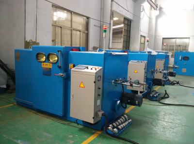 China PLC Control Bare Copper Wire Twisting Machine Magnetic Tension Pay Off for sale