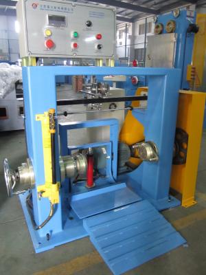 China Blue Single Shaft  Wire Take Up Machine 630mm For Bunched Copper Wire for sale
