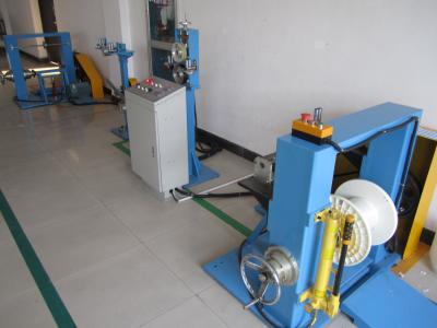 China Sky Blue Cable Extrusion Machine 120 Tension Rack Dia 500mm - 630mm Bobbin for sale