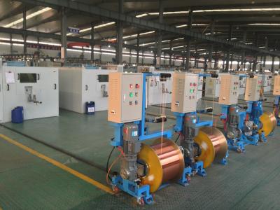 China Single Shaft Wire Twister Machine / PLC Control Plastic Extrusion Line for sale