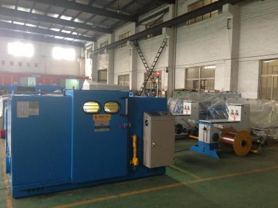 China Sky Blue Wire Buncher Machine With Core Wire Stranding Outer Dia 1 To 6mm for sale