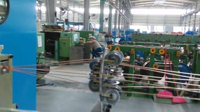 China Alumium / Copper Wire Bunching Machine With Electromagnetic Brake for sale